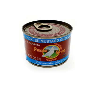 Pigeon Brand Pickled Mustard Green In Soy Sauce 140g